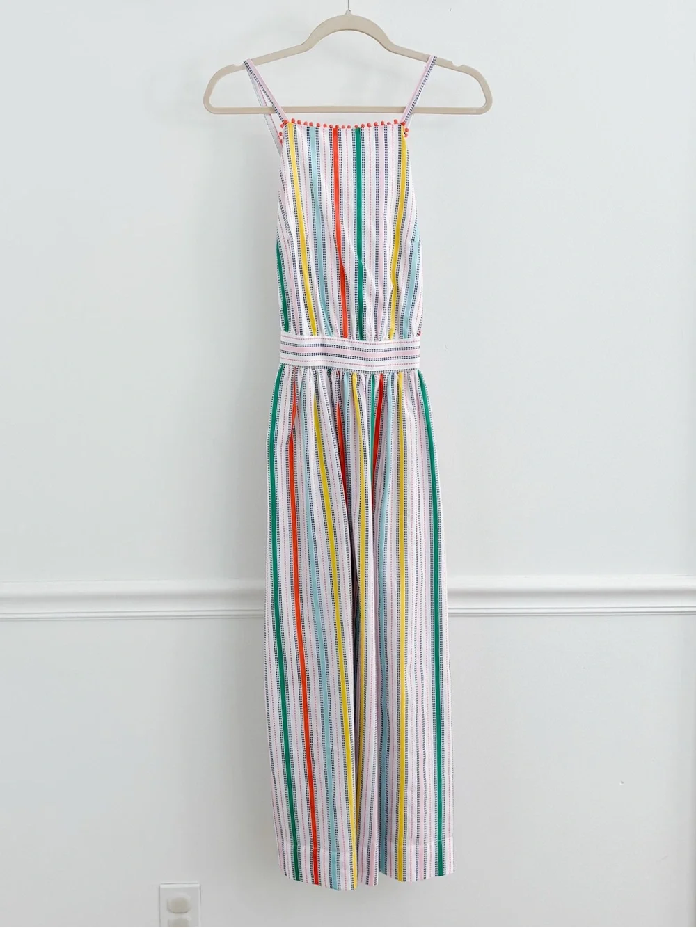 Boden Multicolor Stripe Midi Dress
